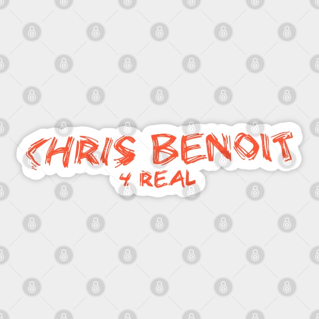 Chris benoit Maverick Sticker by shieldjohan